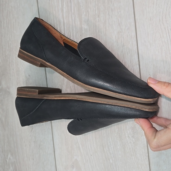 Lucky Brand Women Canyen Black Leather Loafers Slip On Shoes Sz 7M - Picture 9 of 12